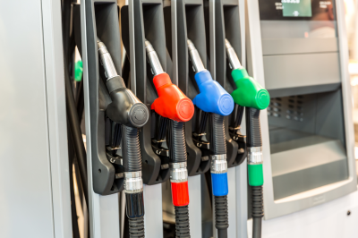 bomba de um posto de gasolina